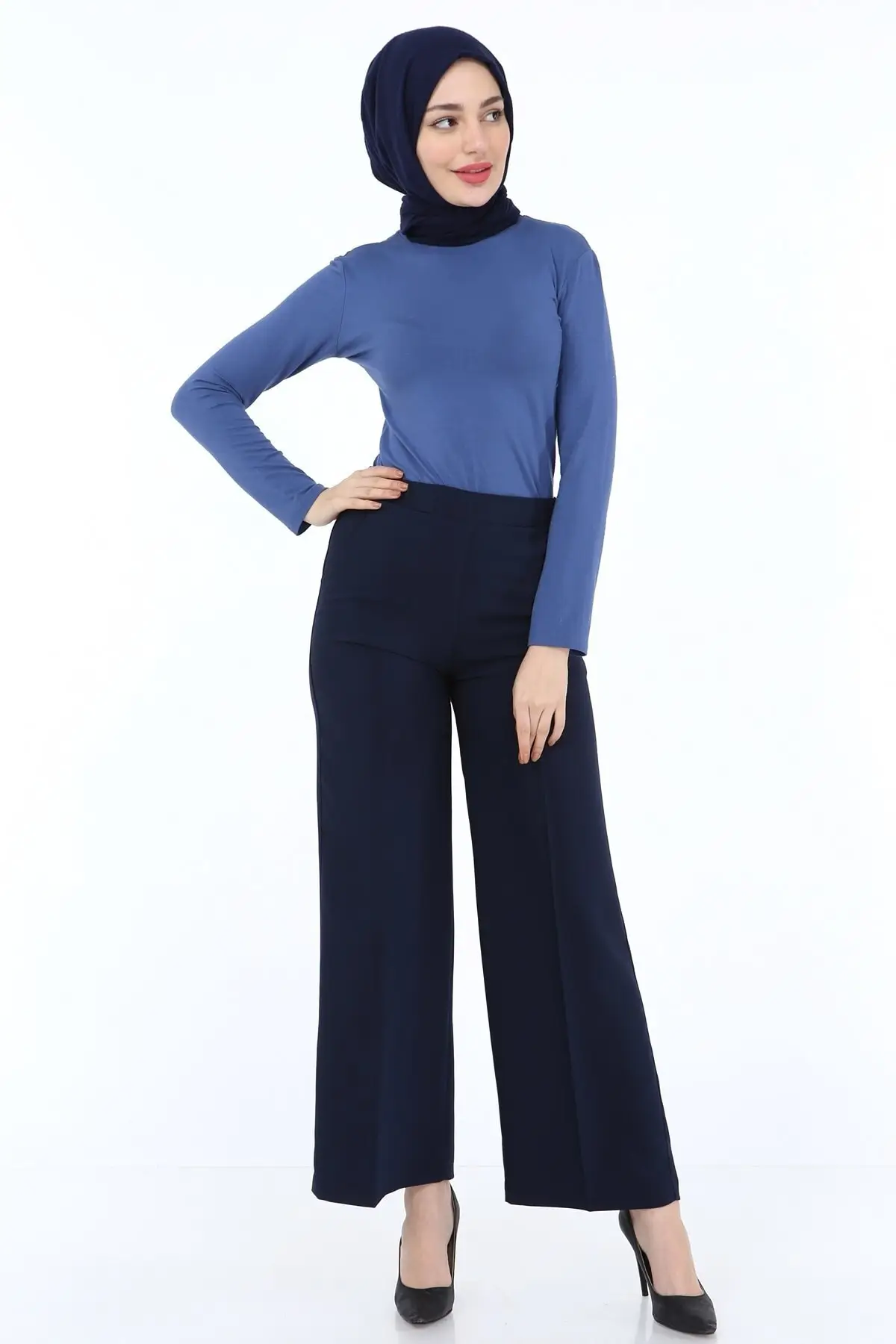 

Plenty of pockets Leg Trouser Women's Islamic Clothing Pants
