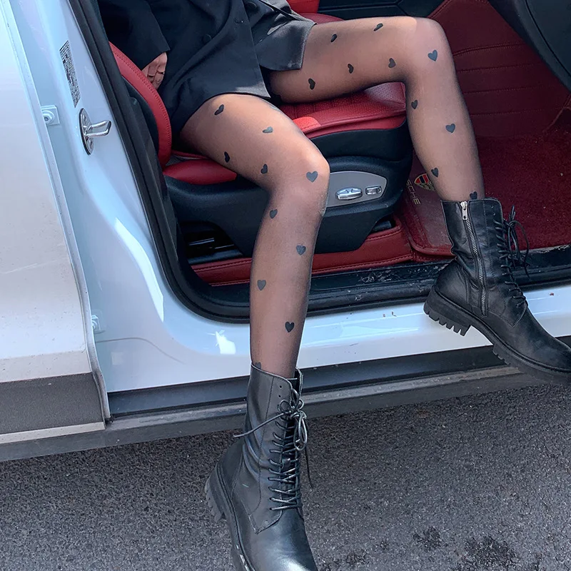 Пикантные женские колготки бесшовные сексуальные кружевные сетчатые летние