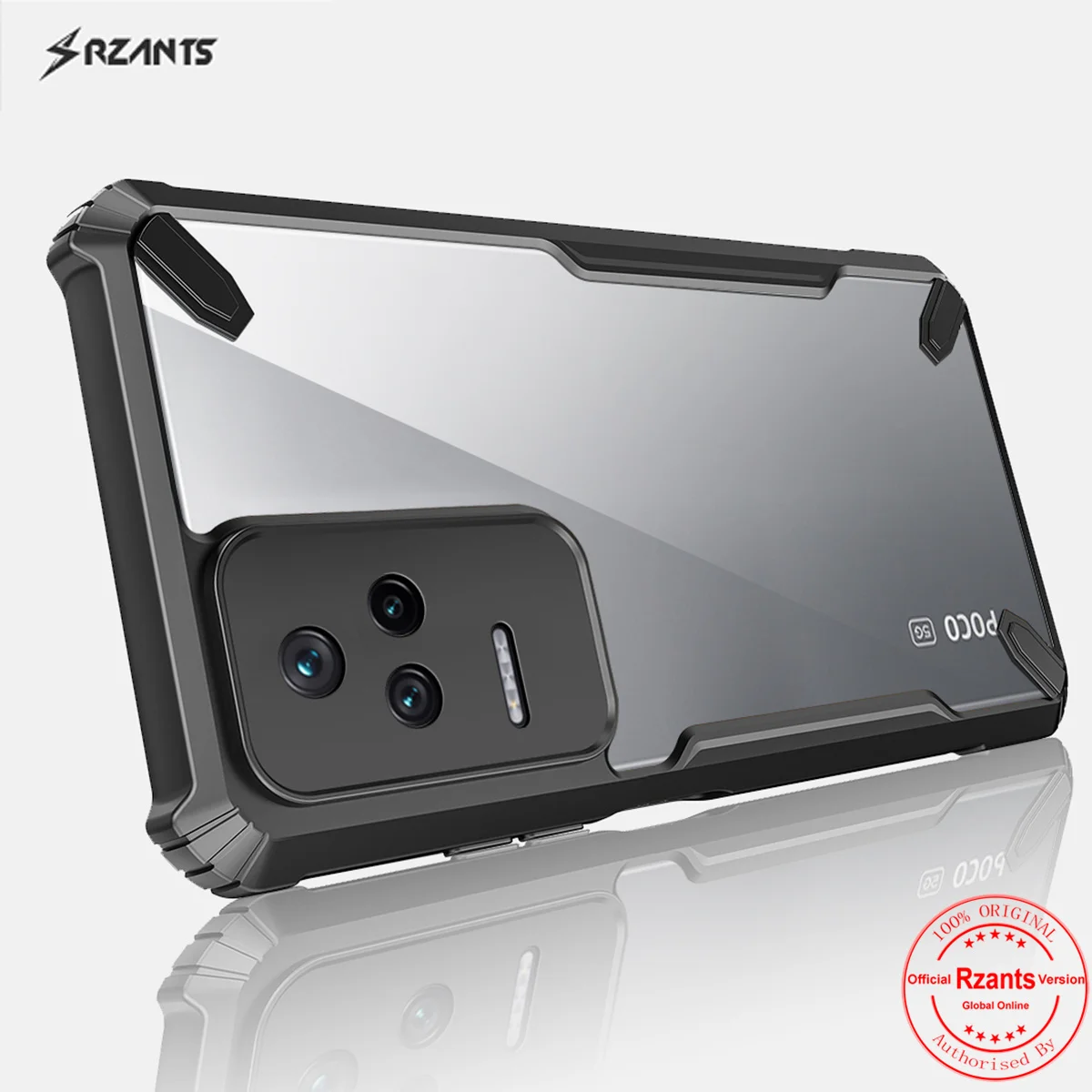 

Rzants For Xiaomi Poco F4 Redmi K40s Case [Bull] Slim Cover Casing Camera Protection Small Hole Thin Shell