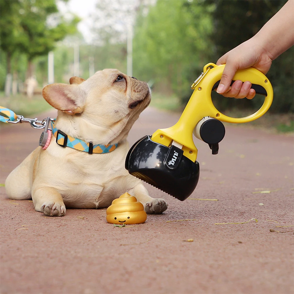 

2-in-1 Pet Outdoor Fecal Collection Cleaner with Garbage Bag for Large, Medium and Small Dogs, Pet Cats and Pet Accessories