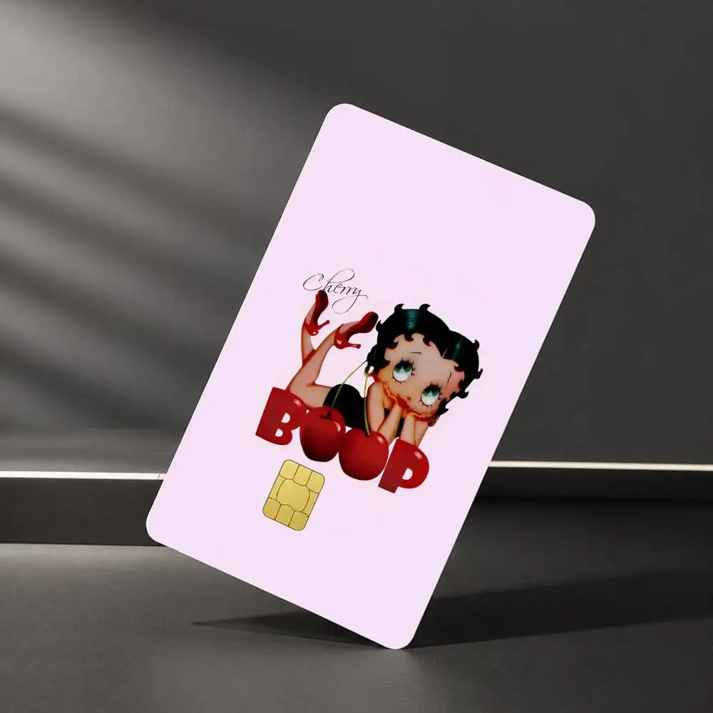 Наклейка-пленка B-Betty Cute B-Boop для кредитных и дебетовых карт, водонепроницаемые стикеры. (art.: 3920dd2819079) - 3920dd2819079