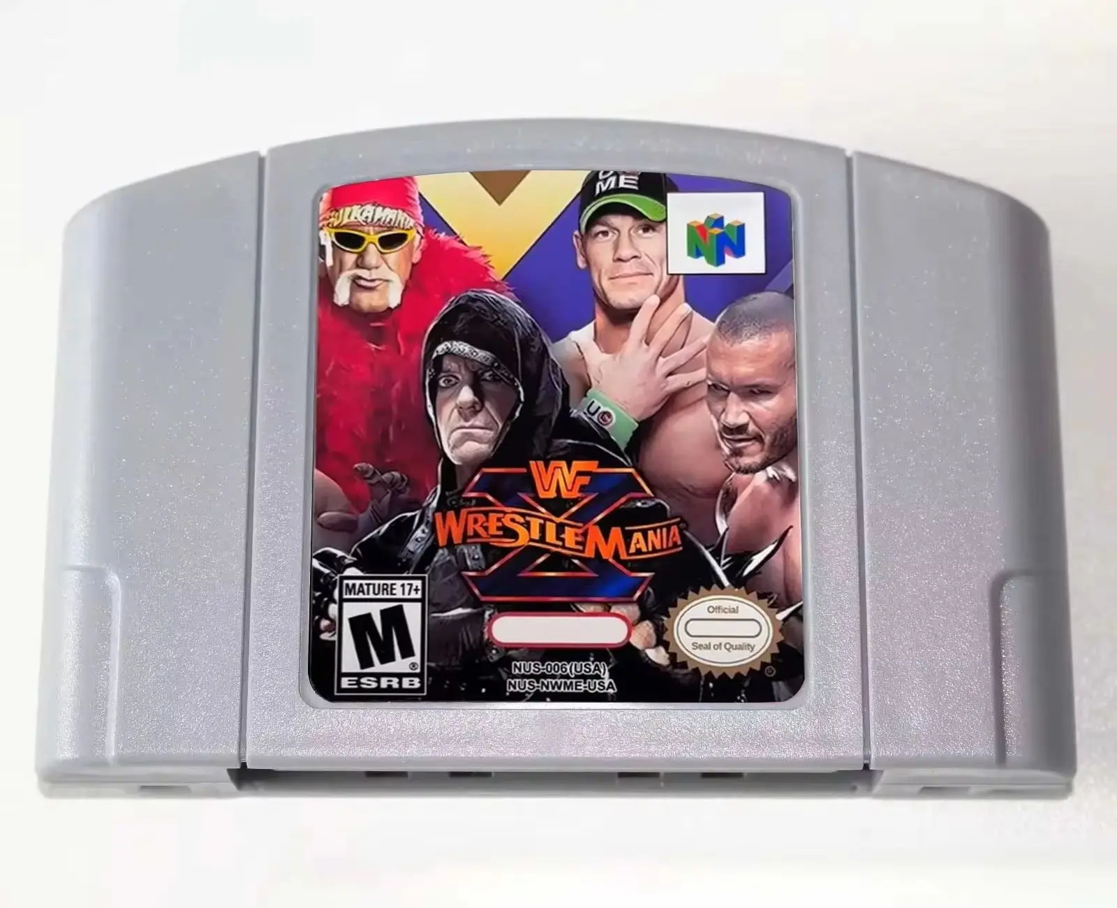 64-битная игра WF Wrestle Mania X (английская версия для США!!)