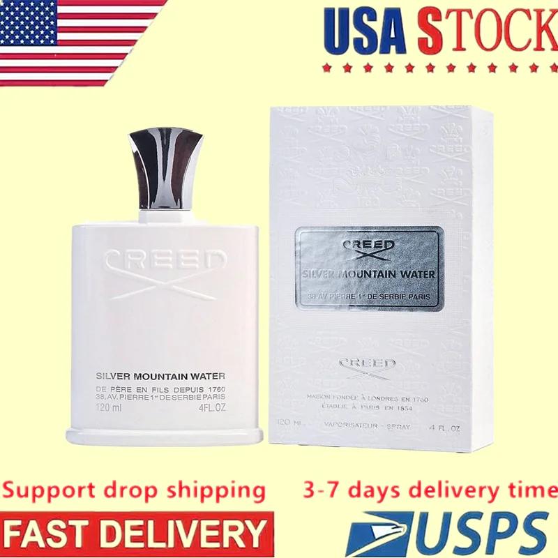 

Women's Perfumes Creed Silver Mountain Water Creed Parfum Long Lasting Original Colognes for Women
