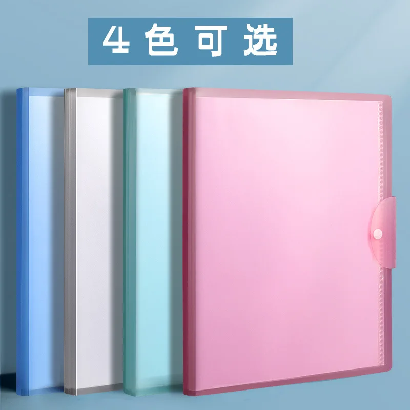 

A3 File Folder File Pockets 20/30/40 Sheets File Jackets Transparent Bag Multi-layered Folder School Supply Student Stationery
