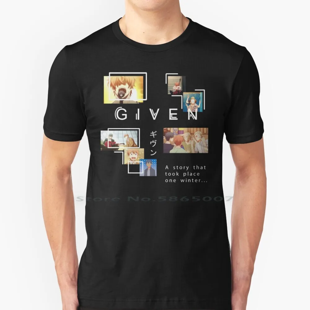

Given Anime , Given Shirt , Given Hoodie , Given Sweatshirt T Shirt 100% Cotton Unisex Anime Haruki Given Anime Given Manga
