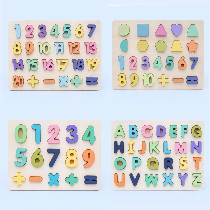 

Children‘s Educational Toys Alphanumeric Puzzles Kids Logarithmic Board Teaching Intelligence Development Wooden Toys