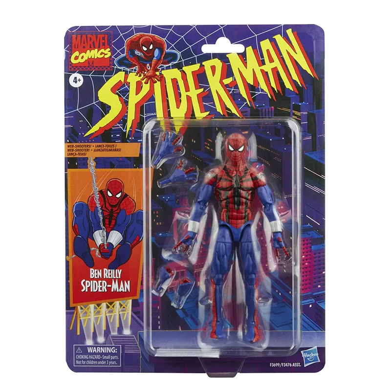 Toy, Includes 5 Accessories: 4 Alternate Hands, 1 Web Line F