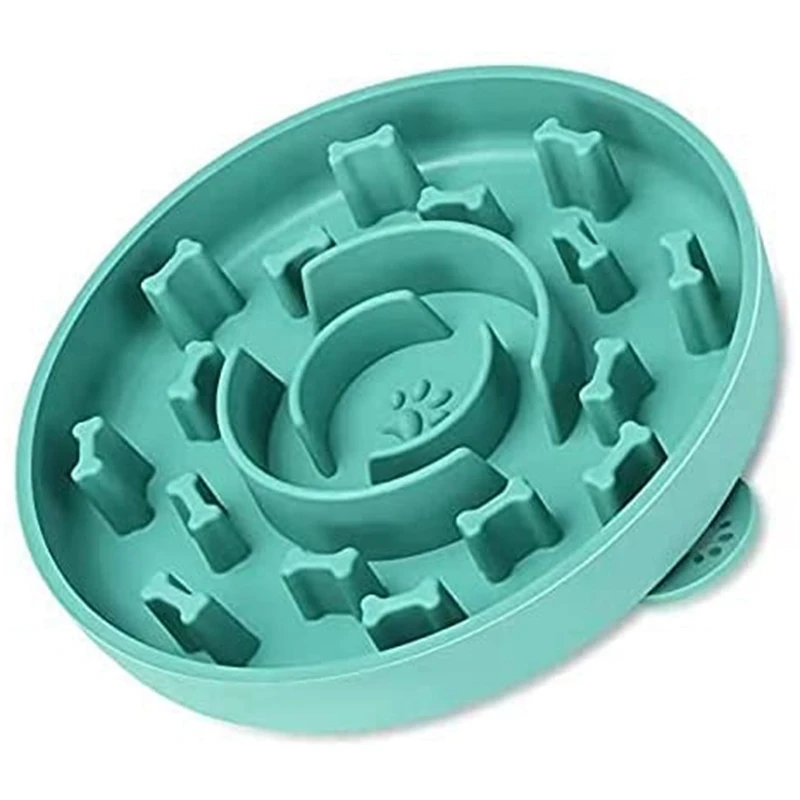 

Slow Feeder Dog Bowls - Feeder Slow Bowl, Anti-Gulping Pet Slower Food Feeding Dishes, Interactive Bloat Dog Bowls