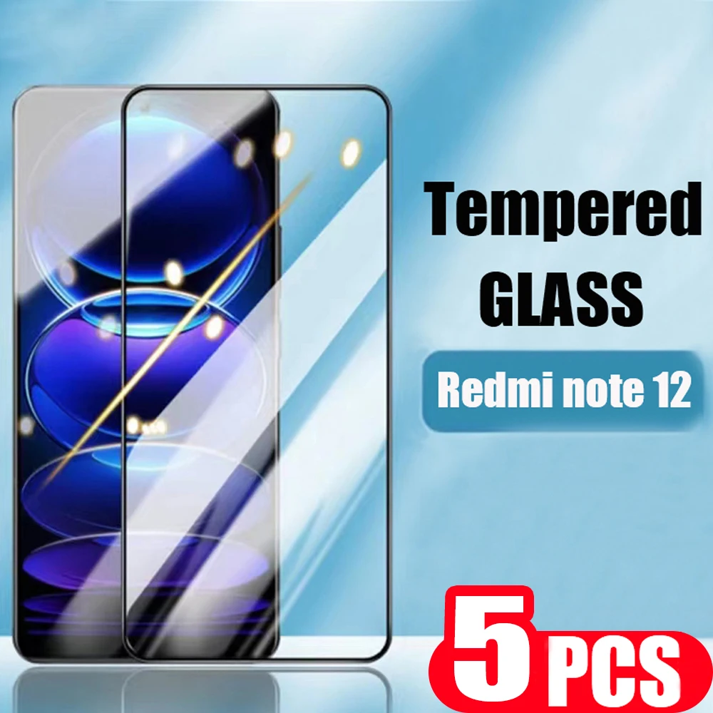 

5Pcs Tempered glass For Redmi note 11 SE 4G 11E 11T 11S 11R 12 pro Speed plus Discovery Turbo screen protector cover phone film