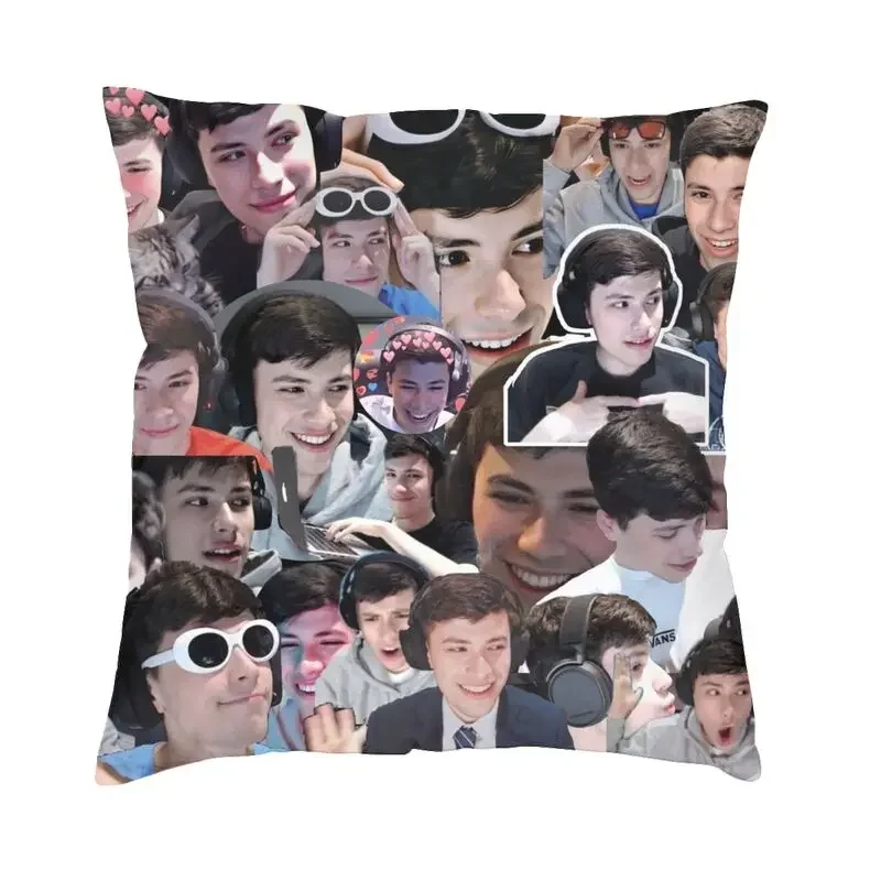 

Geo-rgeno-tfound Collage Cushion Cover Polyester Pillow Case Living Room Decoration