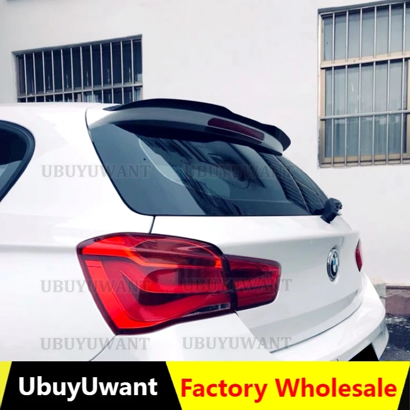 

UBUYUWANT for BMW F20 116 118 120 125 M135I Spoiler High Quality ABS Material Car Rear Wing Primer Color Spoiler 2012-2015