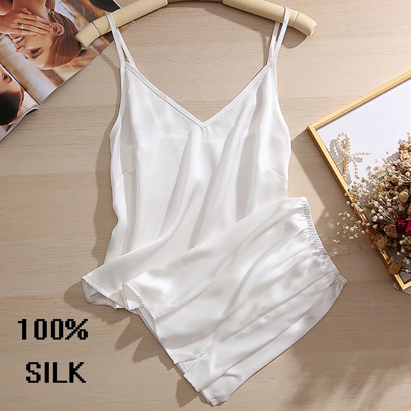v neck top cute set summer tops women sexy white tank sets satin for woman spaghetti basic strap girls tanktop camisole clothing