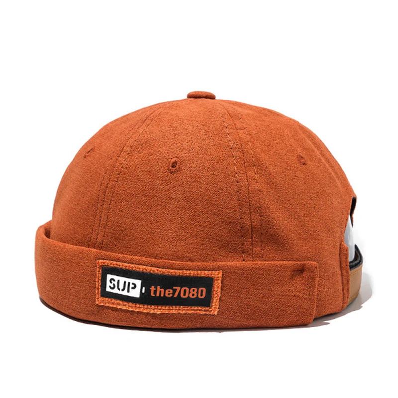 Винтажная Панама без козырька для мужчин и женщин Модная хлопковая Шапка-бини в