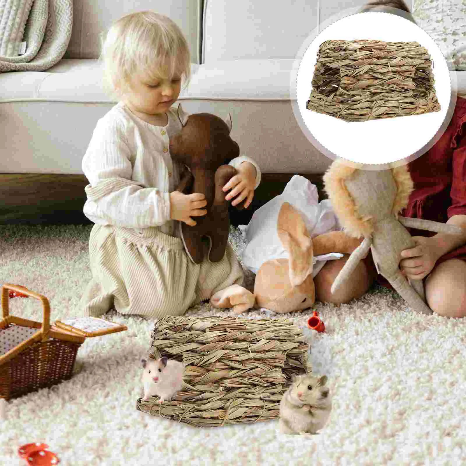 

Wooden Hamster Hut Pet Tunnels Hamster Tunnel Tube Pet Plaything Supplies Hamster Tube Hamster Castle