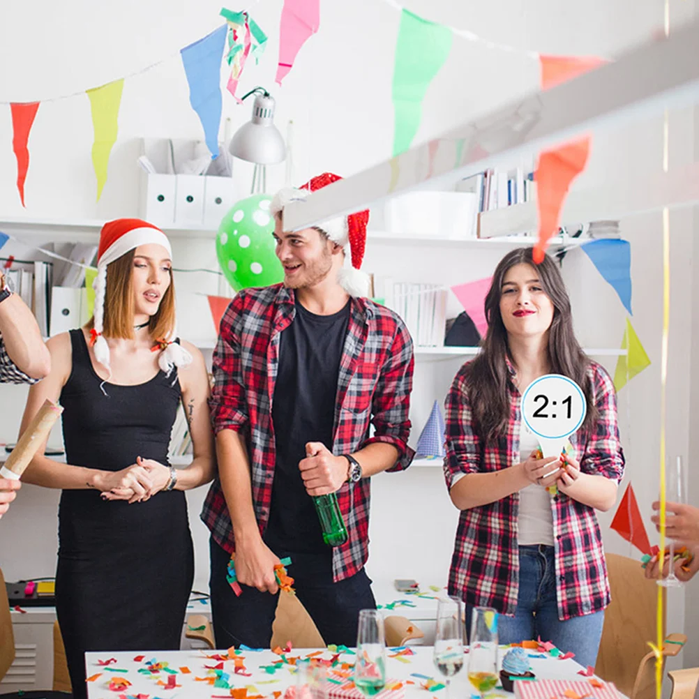 6 шт. доска для оценок практичные белые доски весло портативное пустое