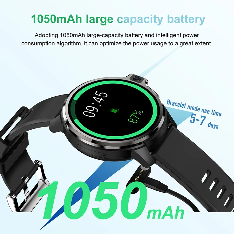 Смарт-часы 4G DM30 1 6 дюйма 4 + 64/128 ГБ Android 9 Wi-Fi GPS |