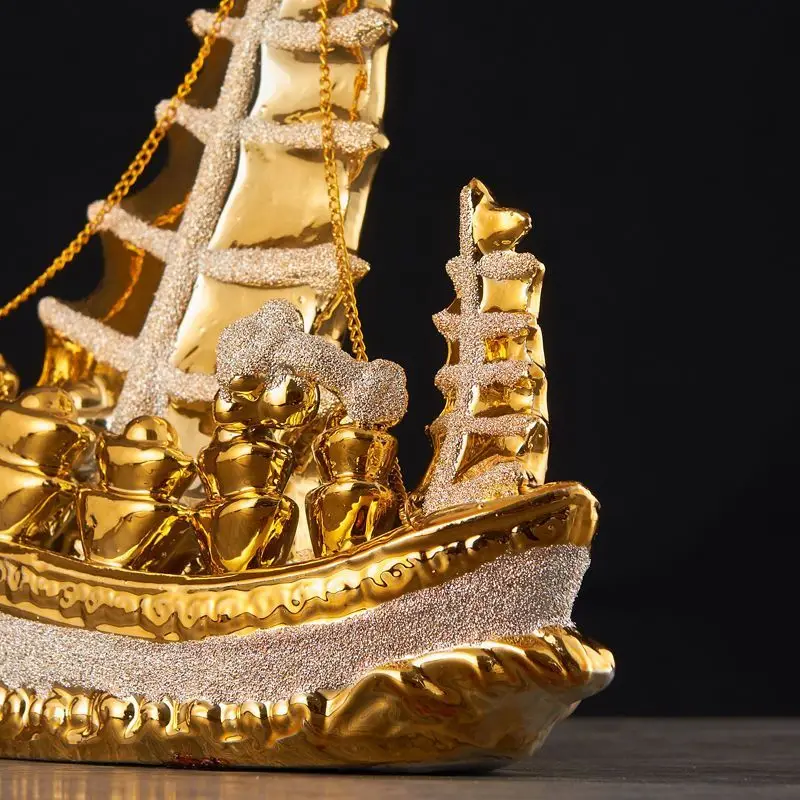 Китайская фотография черепаха гладкий парусник дракон лодка офисные настольные