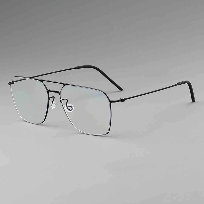 Дания безвинтовые оправы для очков-пилотов мужчин и женщин из чистого титана