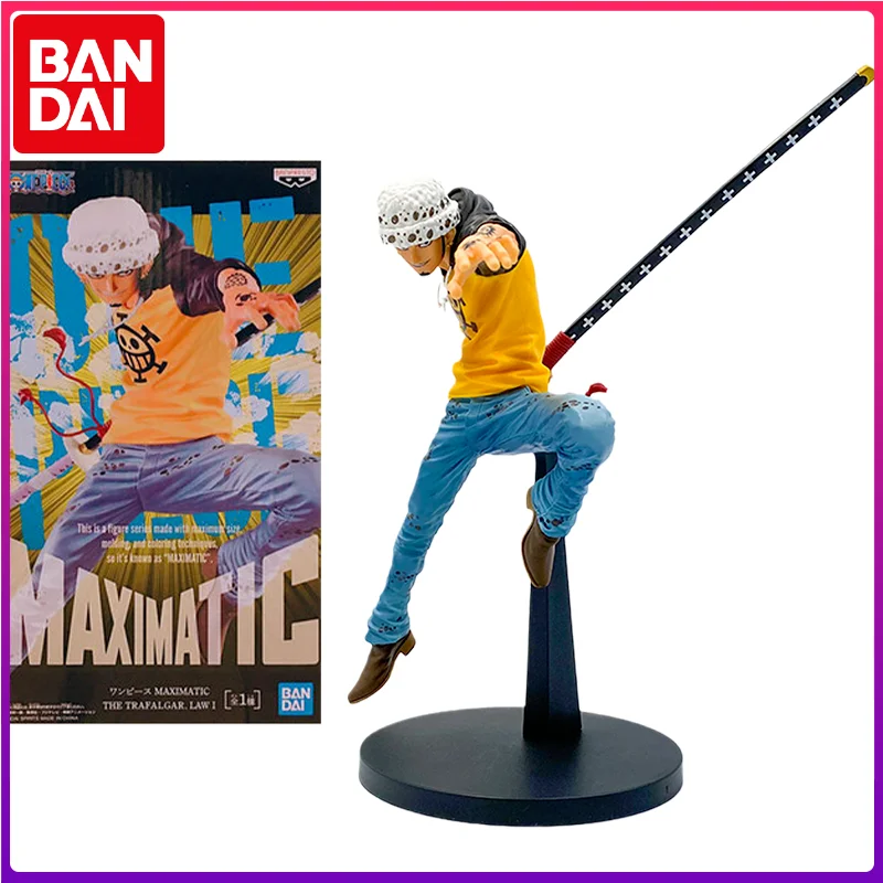 

Bandai Original One Piece Anime Figure Maximatic Trafalgar D. Water Law Action Figure Toys for Kids Gift Collectible Model Dolls