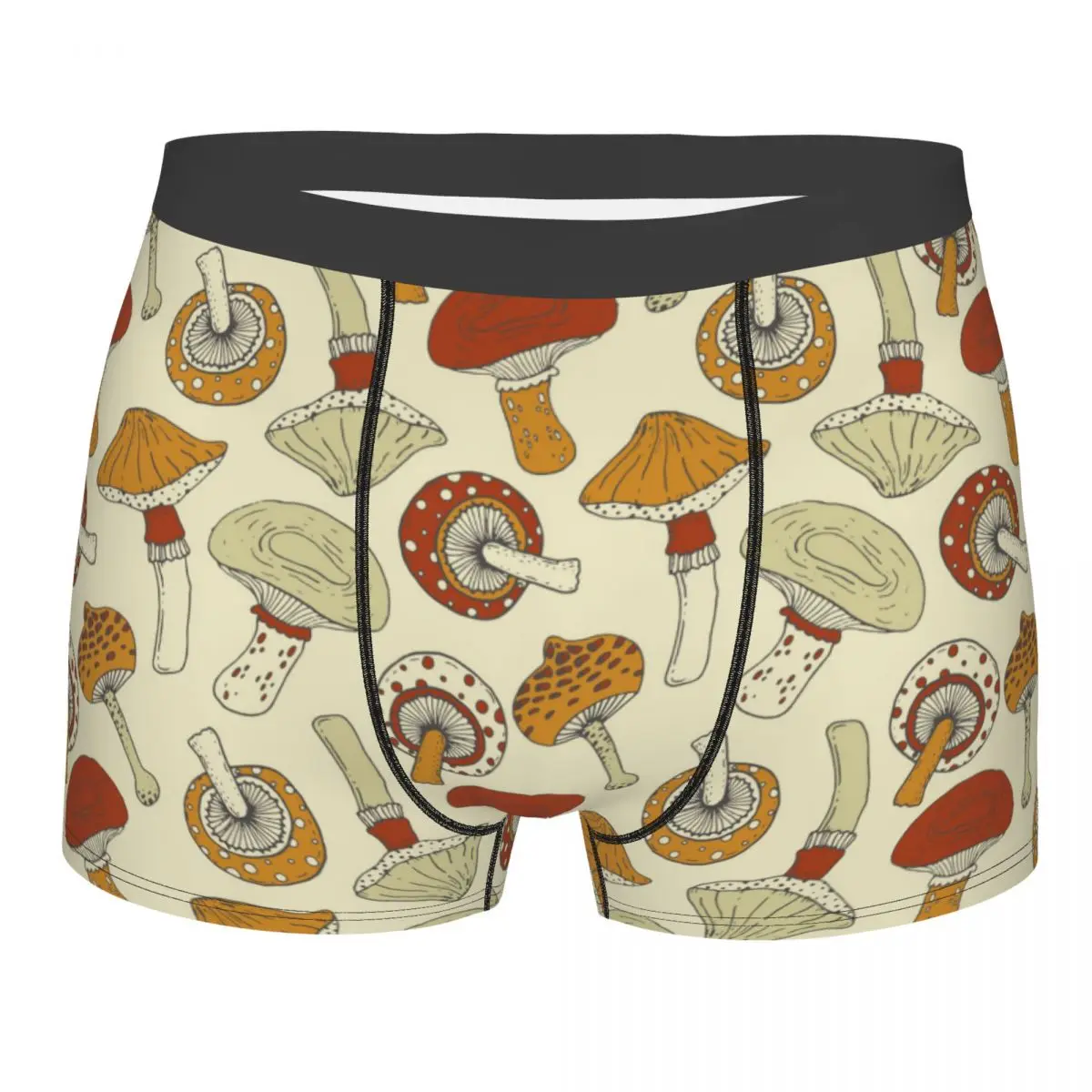

Boxer Men Underwear Male Panties Mushroom Pattern Shorts Boxer Comfortable Shorts Homme