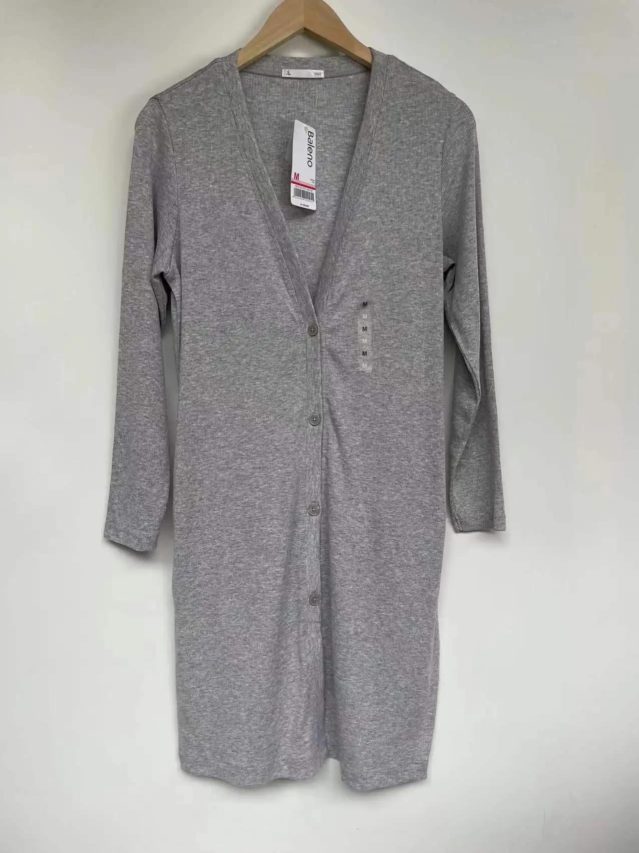 8880 350 Bannelu женский длинный вязаный драпированный кардиган однотонный