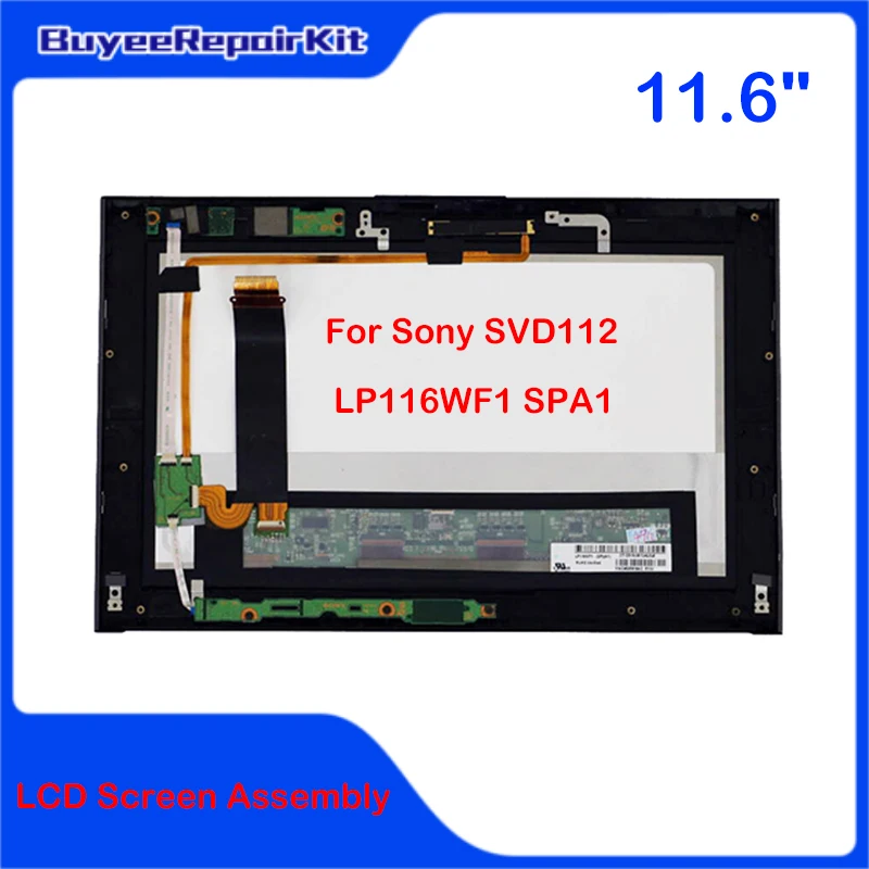Оригинальный ЖК-дисплей 11 6 дюйма для Sony SVD112 Vaio Duo 112 панель ЖК-дисплея в сборе