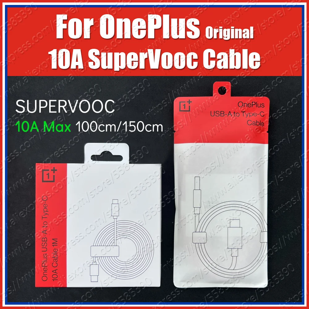 Оригинальная зарядка OnePlus, 10 А, 150 см, SUPERVOOC 100 Вт, USB Тип C, для OnePlus 11 Ace Pro 10 Pro 11R Ace 2V 10T 10R