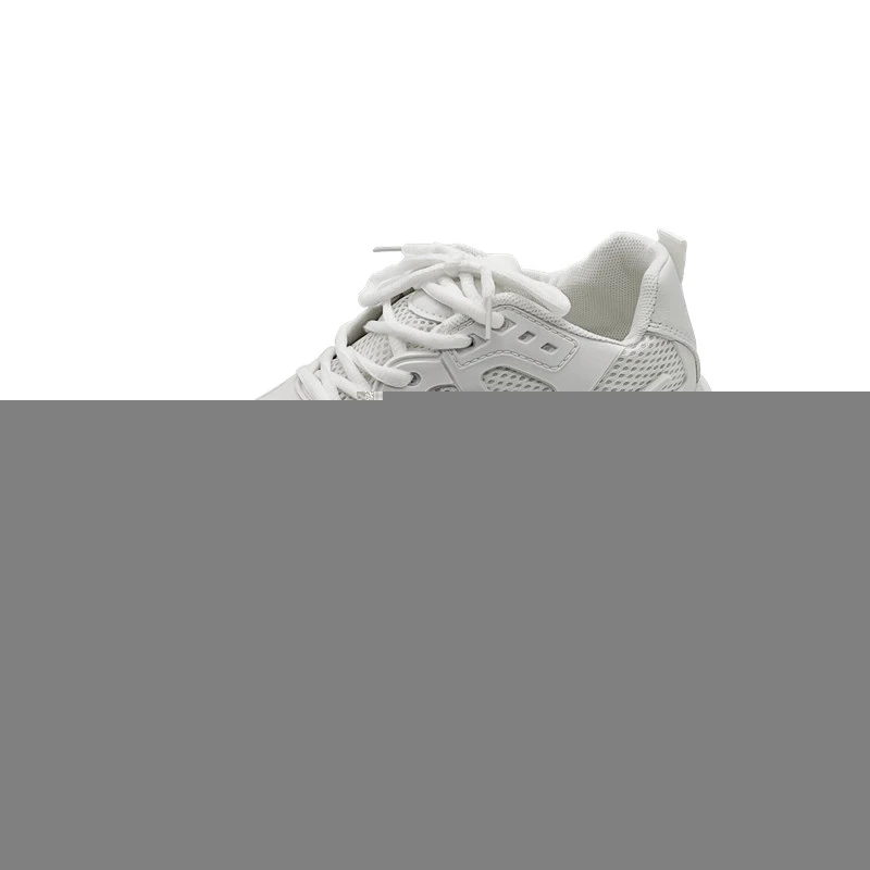 New Black Dad Chunky Sneakers Casual Vulcanized Shoes Woman High Platform Sneakers Lace Up White Sneakers Women 2023