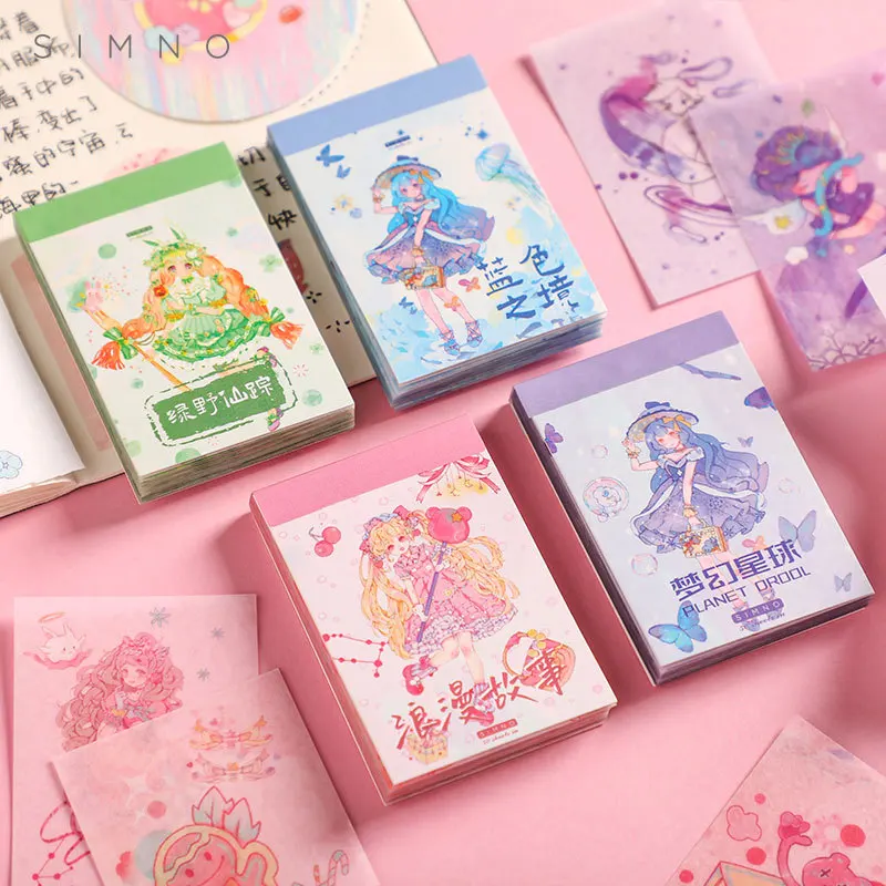 50 шт./компл. милая маленькая сказочная мультяшная книга для скрапбукинга сделай