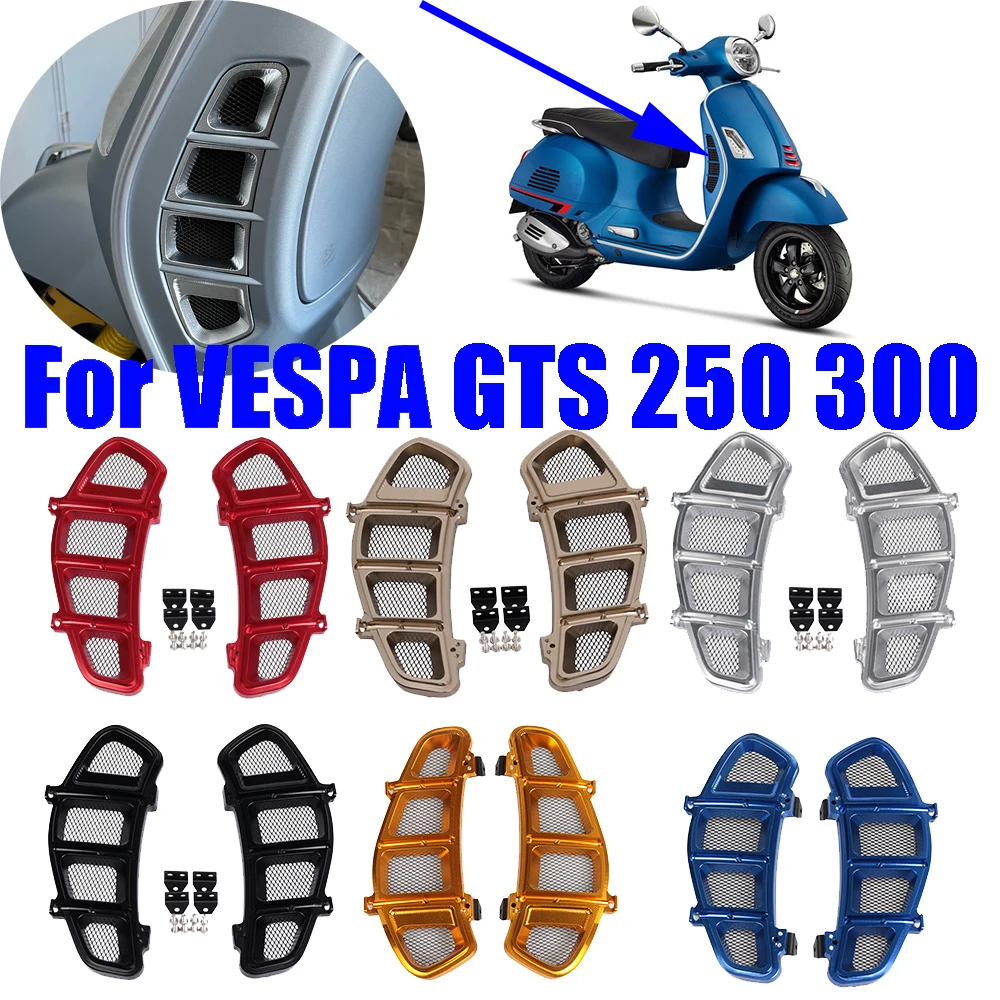 

Motorcycle Radiator Guard Grill Protector Baffle Cover Protection For Vespa GTS300 GTS250 GTS 250 300 2013 - 2020 Accessories