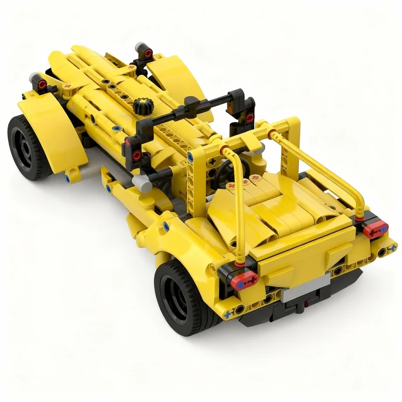 Фото Набор для сборки модели Caterham Seven (524 детали) – Технический конструктор MOC, идеальный подарок на Рождество, развивающий творческие способности №3