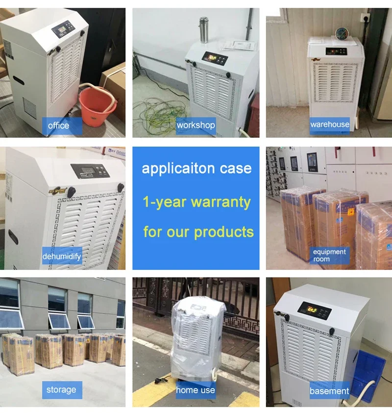 Бесшумный стабильный автоматический осушитель 156L для готового подвала