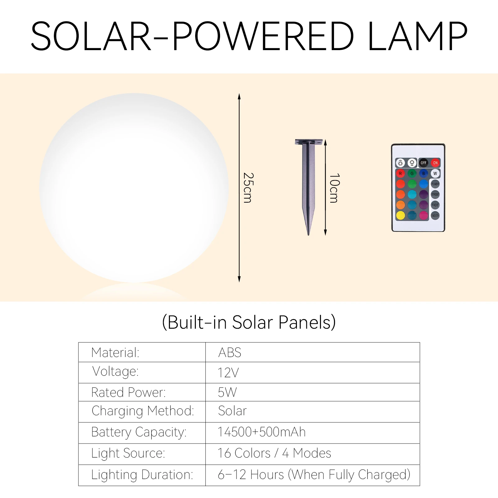 

Солнечный светильник LED