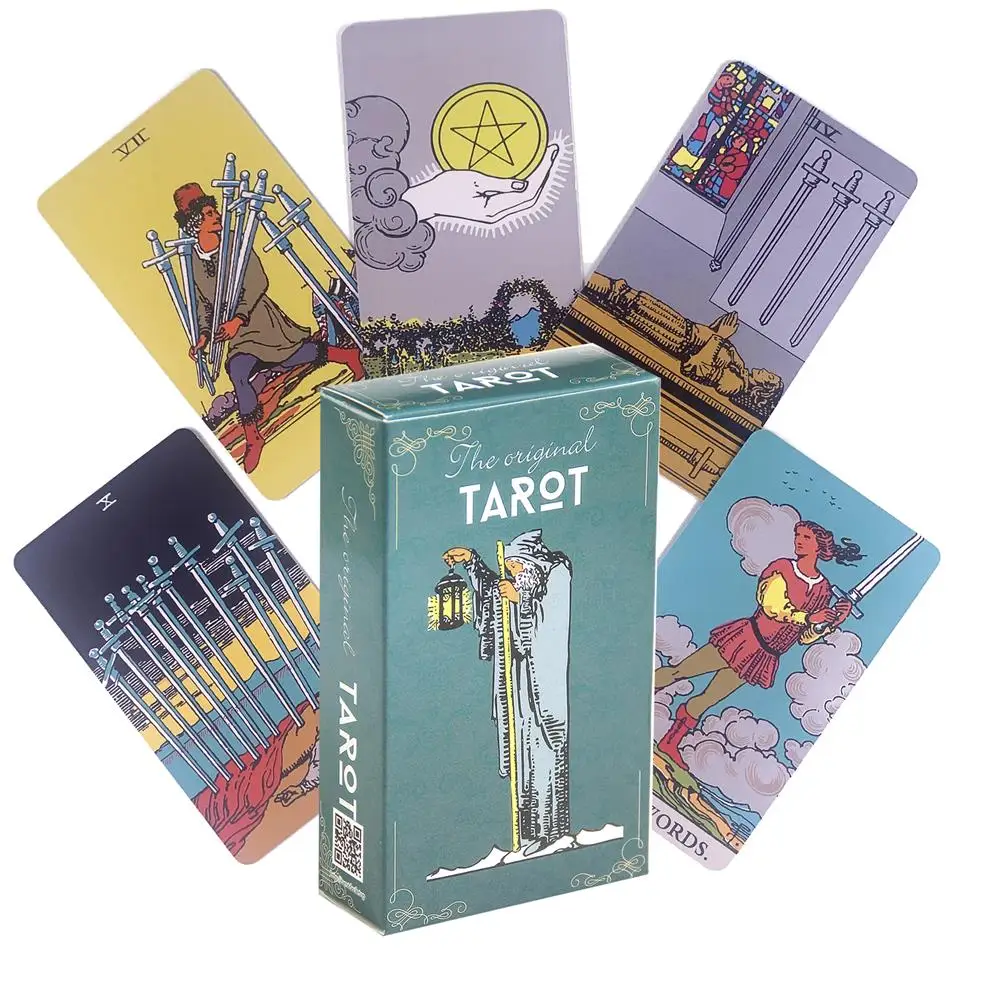 

The Original Tarot Cards Board Game Cards Mysterious Divination Deck Family Party Games English Version Vintage Color Cards