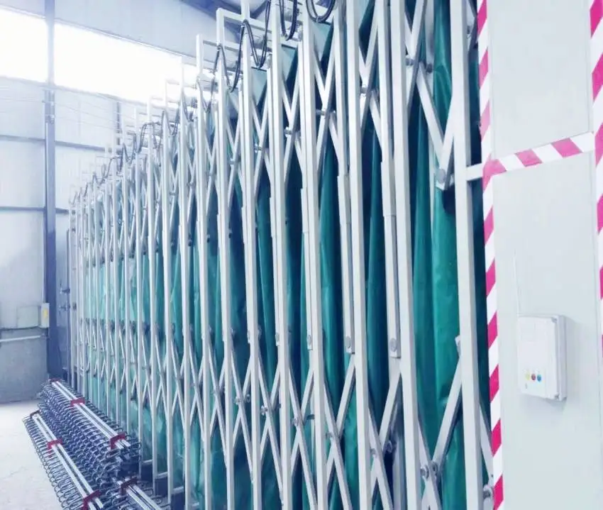 Мобильная Складная Выдвижная кабина для покраски распылением больших частей 20 м