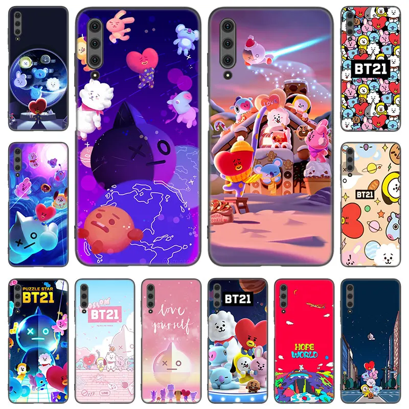 Милый мультяшный чехол для телефона Kpop-Rules Huawei Y5 Lite Y6 Y7 Y9 Prime 2018 2019 2020 Y5P Y6P Y6S Y7A Y7P Y8P