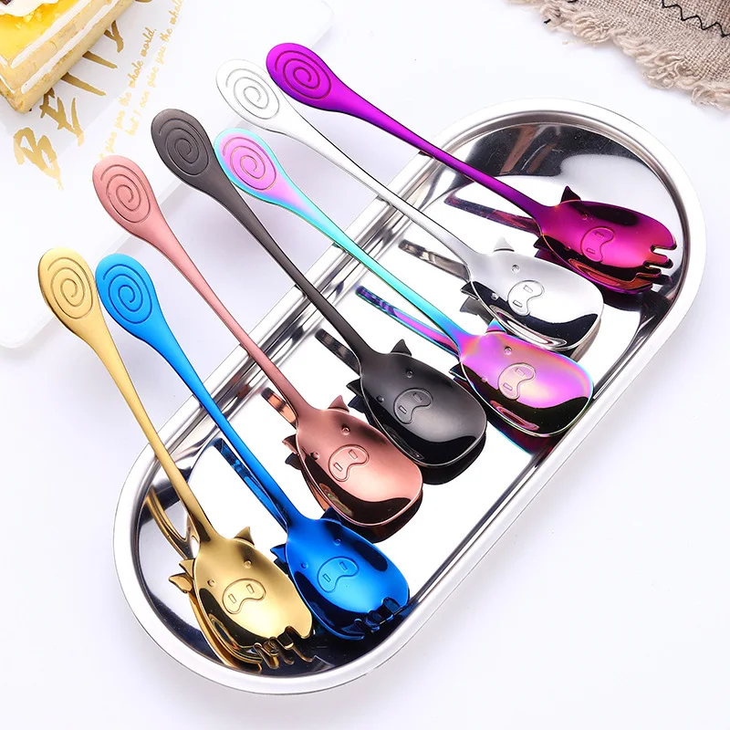 

1 шт., детская чугунная ложка из нержавеющей стали