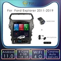 12 1 6128 for ford explorer 2011 2019 android tesla style screen car radio stereo audio multimedia player navi stereo carplay