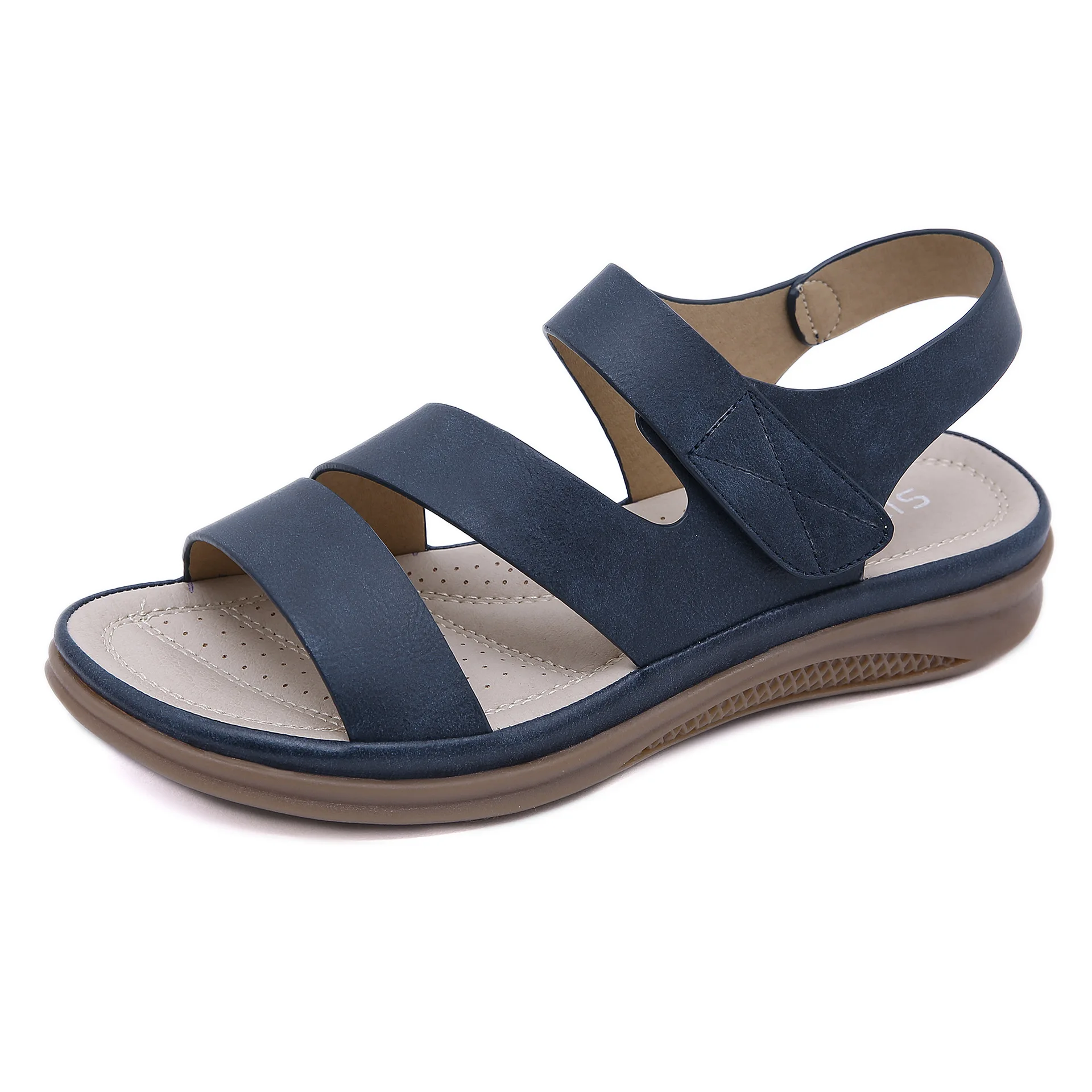 

2022 Summer shoes women retro women's beach sandals round head slope comfortable lightweight sandals women's casual shoes