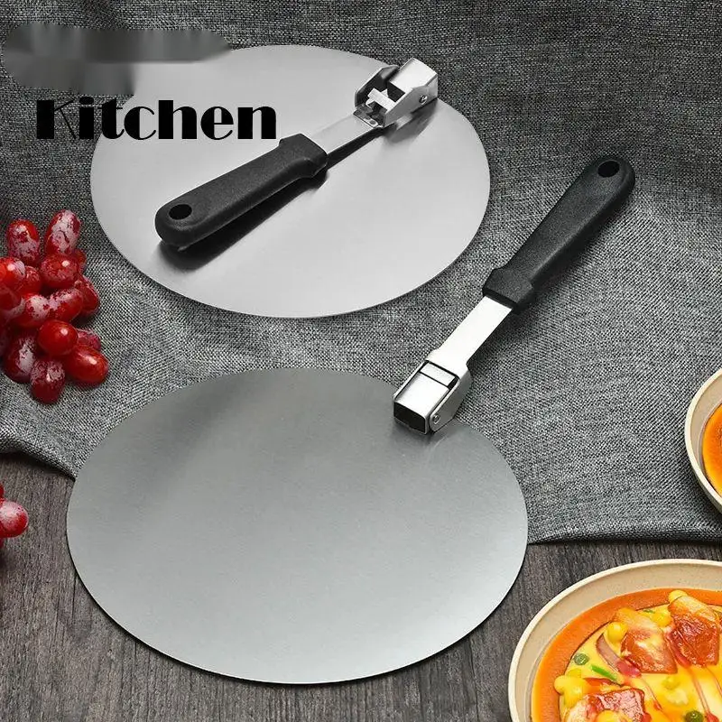 Лопатка для пиццы из нержавеющей стали складной антипригарный органайзер