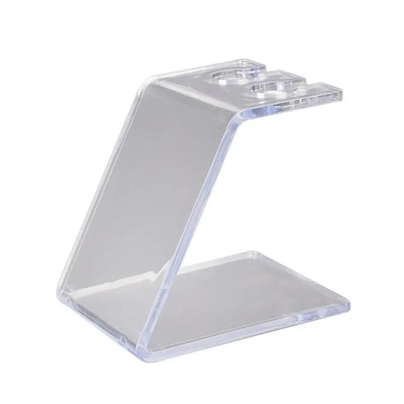 

Sdotter Microblading Supplies Transparent Double Hole Tattoo Machine Holder Display Stand Acrylic Rack Rest Organizer