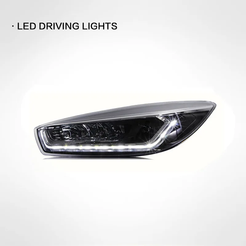 Фото Фары для Chevrolet Cruze 2015-2017, светодиодные Bi-Xenon лампы Hella, противотуманные фары, аксессуары для автомобиля, головное освещение №4