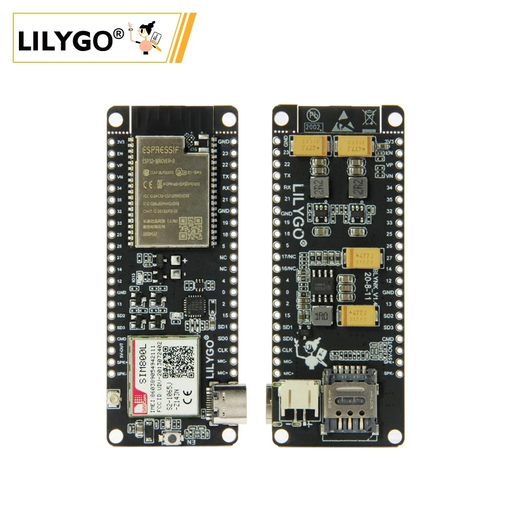 

LILYGO® TTGO T-Call V1.4 SIM800L ESP32 Wireless Module SIM Antenna WiFi Bluetooth Development Expand Board Devkit for Arduino