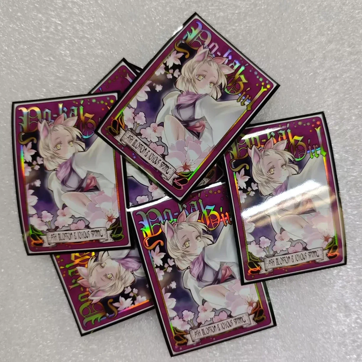 60 шт. Yugioh Ash Blossom & Joyous Spring Ghost Ogre & Snow Rabbit Cards Sleeves Yu-Gi-Oh! Защитный чехол для коллекционных карточек OCG (art.: 3920cb1aa5213) - 3920cb1aa5213
