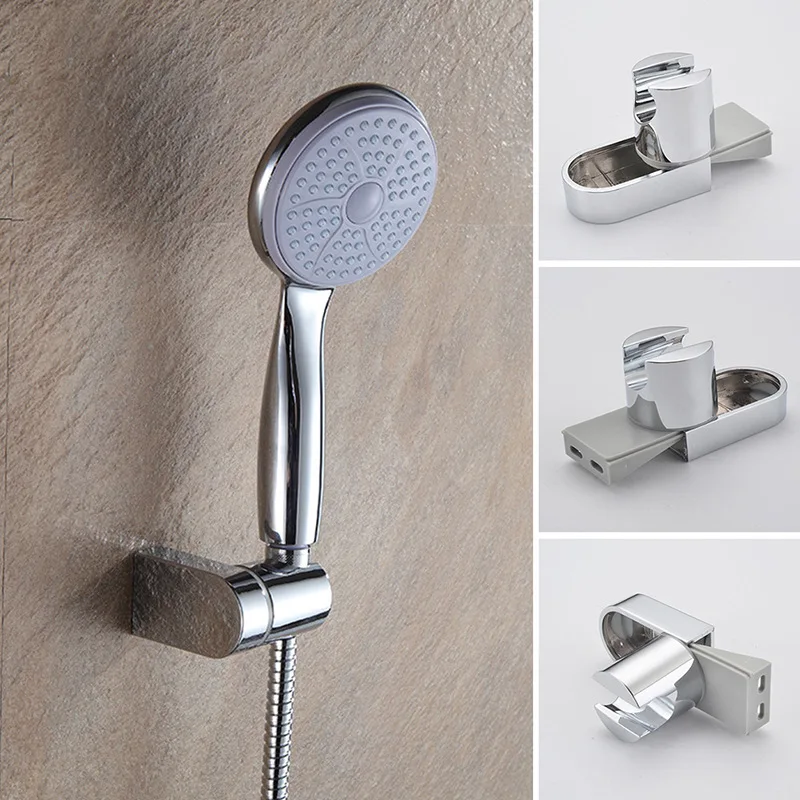 

Adjustable ABS Chrome Handheld Shower Holder Bracket Rail Bracket Wall Mounting