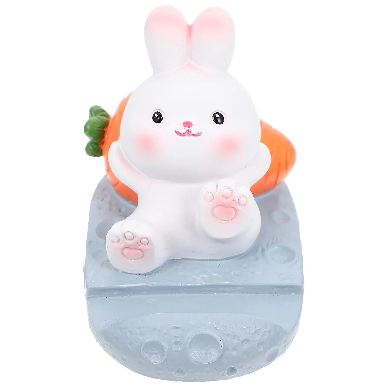

Holder Stand Desk Cell Rackmobile Holders Rabbit Cartooncute Decorativestands Sculpture Animal Statue Figurine Cellphone Kids