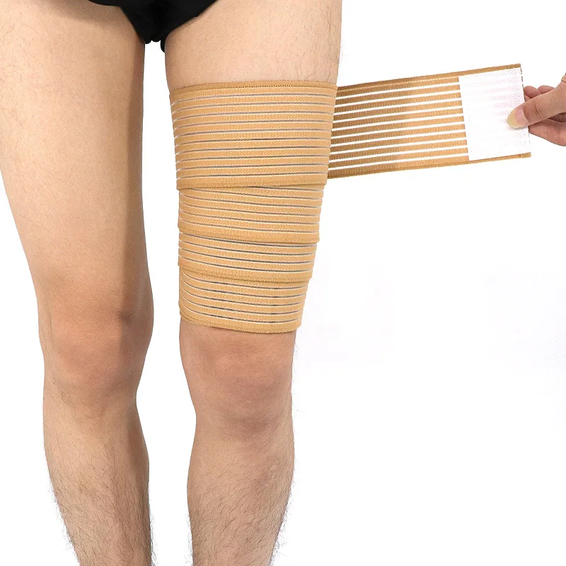 

1 Pcs Nylon Thigh Sleeve Bike Leg Calf Warmers Adjustable Elastic Bandage Compression Leggings Tom's Hug Professional Protector