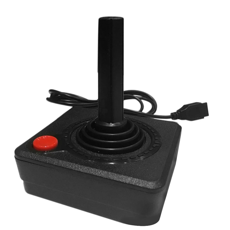 

4-кратный игровой джойстик, контроллер для Atari 2600 Game Rocker с 4-позиционным рычагом и одной кнопкой действия, ретро геймпад