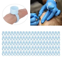 portable 100pcs eyelash extensions glue cup disposable eyebrow tattoo microblading ink cup holder makeup tool kits