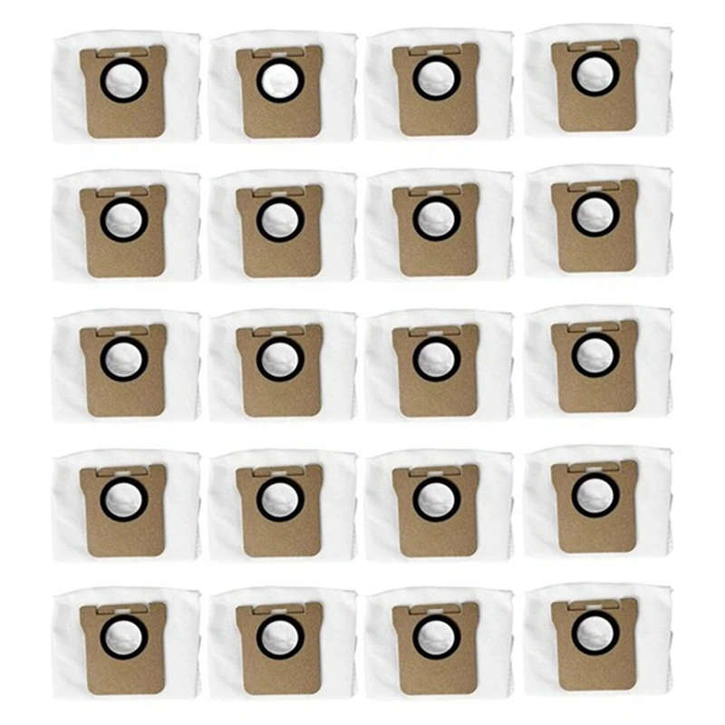 

20Pcs Dust Bags Replacement Parts Robot Vacuum Cleaner Accessories For Dreame Bot L10S Ultra/ S10/ S10 Pro